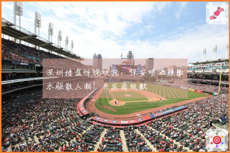 深圳楼盘惊现哄抢，保安喷洒辣椒水驱散人潮！开发商致歉
